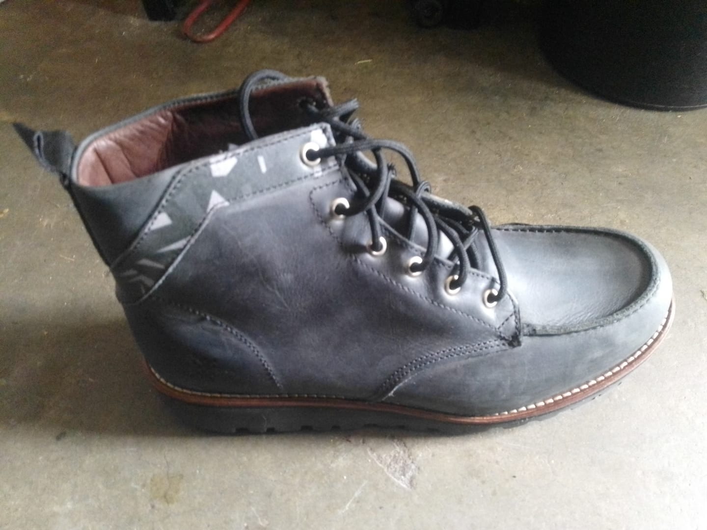 Customer photo review of Black Widow Moccasin Boot