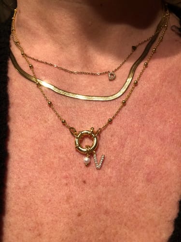 Customer photo review of Collana Rosario in Argento 925 con Chiusura ad Anello