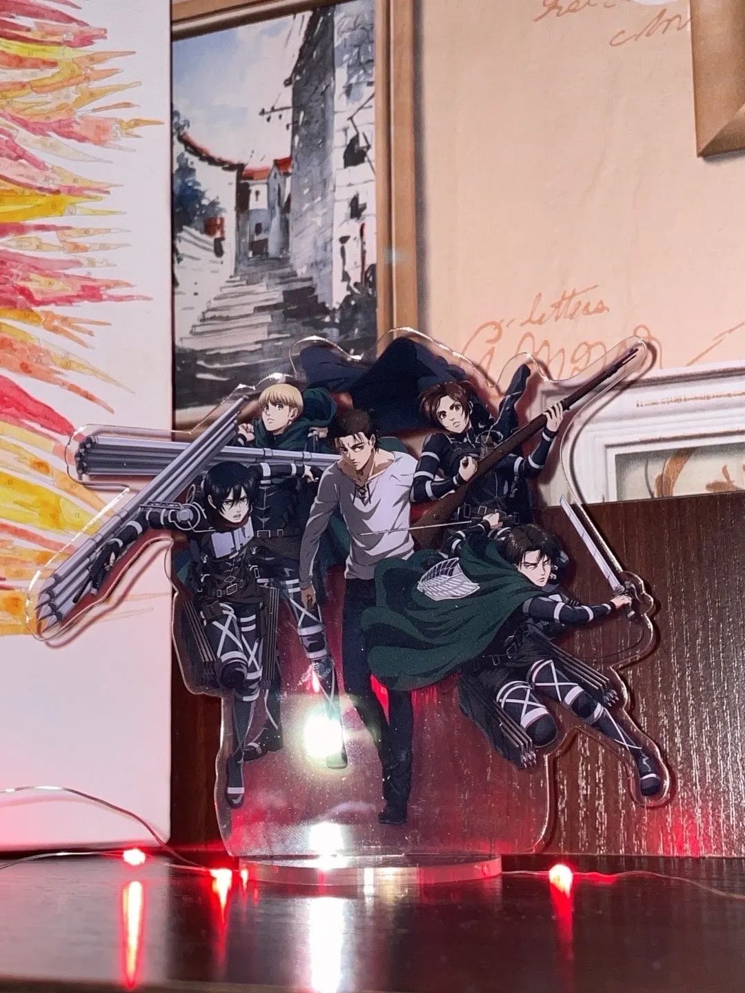 Customer photo review of Figurine Attaque des Titans - Acrylique
