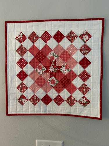 Customer photo review of Sunnyside Mini Quilt Kit