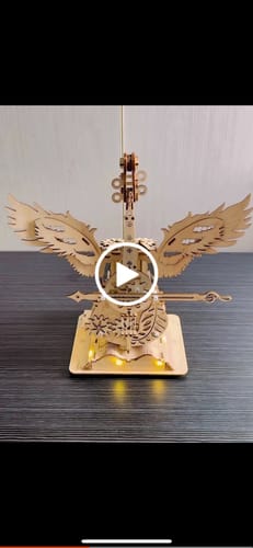 Customer video review of Angel Violinist Handmade DIY 3D Wooden Puzzle