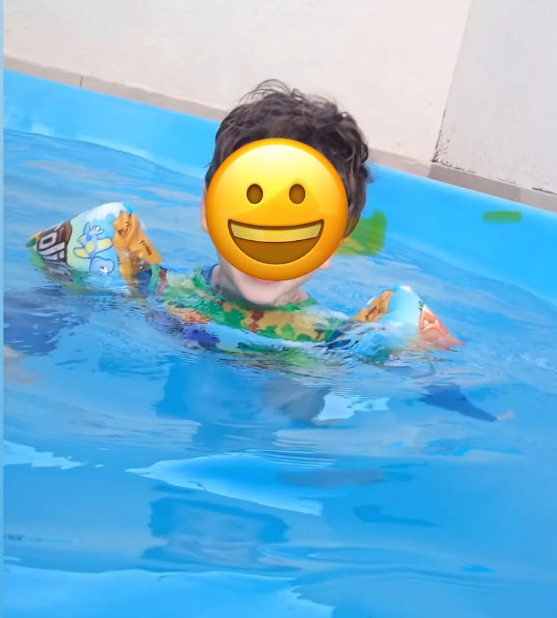 Customer photo review of Colete Salva-Vidas Infantil Homologado