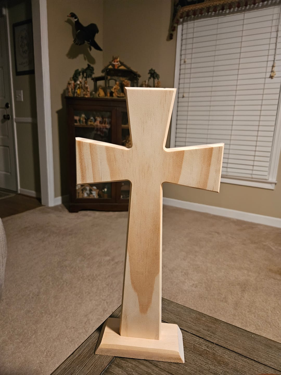 Customer photo review of 15x8" Flared Cross Acrylic Router Template