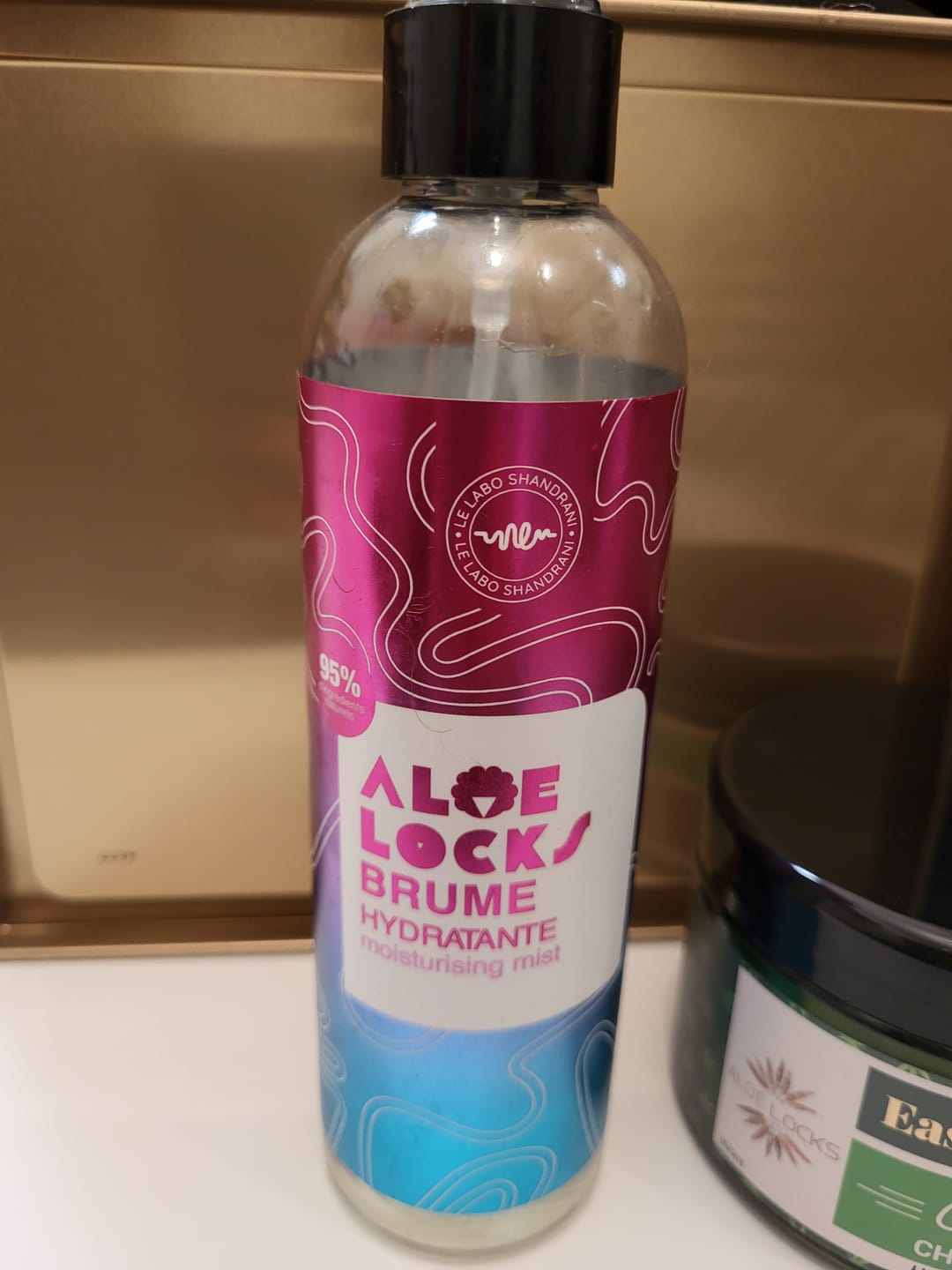 Customer photo review of Aloé Locks - Brume Hydratante & rafraîchissante