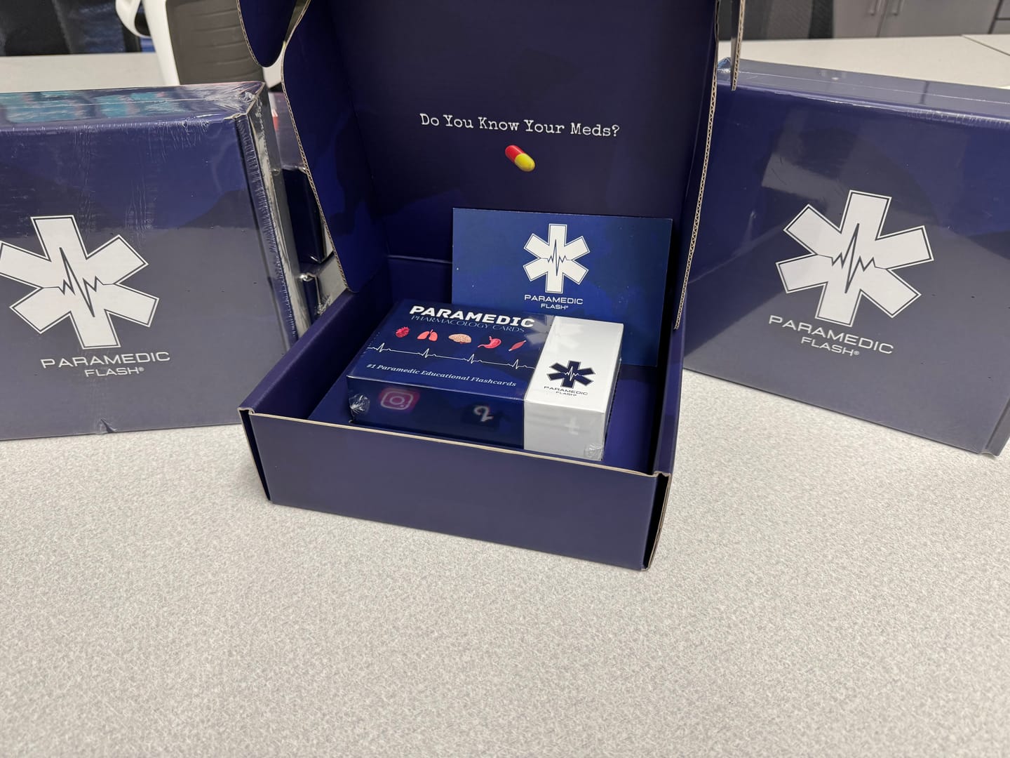 Customer photo review of EMT & Paramedic Pharmacology Cards