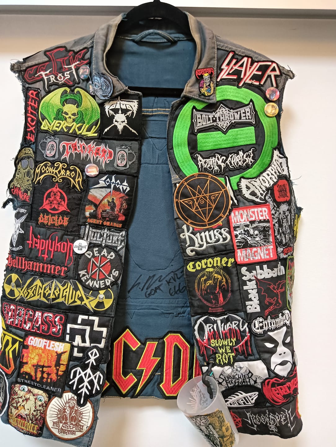 Customer photo review of Iron Maiden - Wasted Years - Pin