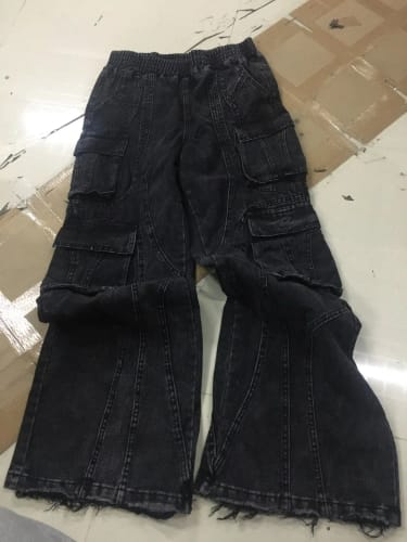Customer photo review of HJK Exclusive "Anarchy" Denim Cargo Pants