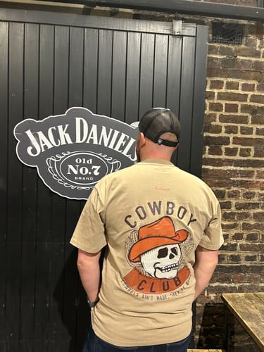 Customer photo review of Cowboy Club Skull - Tee