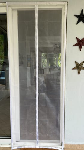 Customer photo review of Custom Magnetic Screen Door
