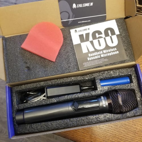 Customer photo review of Talomen K60 | Wireless Handheld Dynamic Microphone