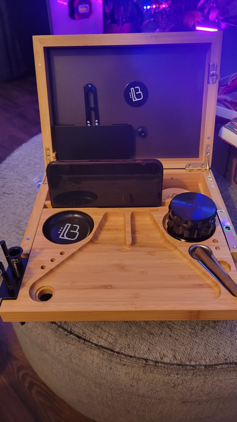 Customer photo review of DISCOVERY 2.0 Storage Stash Box with Fingerprint Lock (Black)