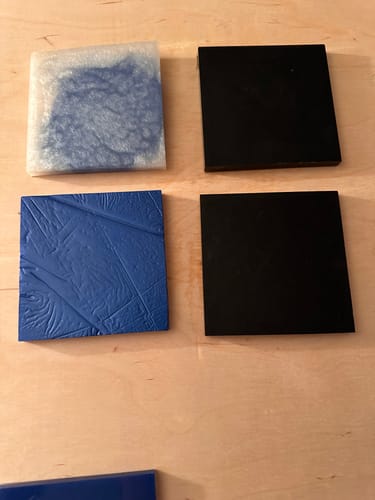 Customer photo review of 4.125x4.125x0.5" MEGA 20 Coaster Silicone Mold For Epoxy Resin
