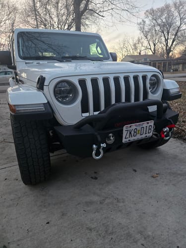 Customer photo review of OPENROAD 12,000lbs Electric Winch with Synthetic Rope-Panther Series 3S