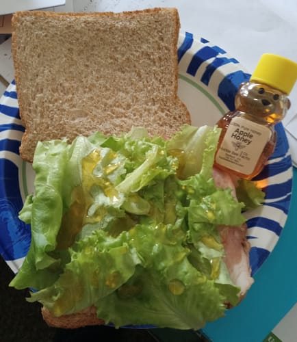 Customer photo review of Apple Infused Honey 🍎