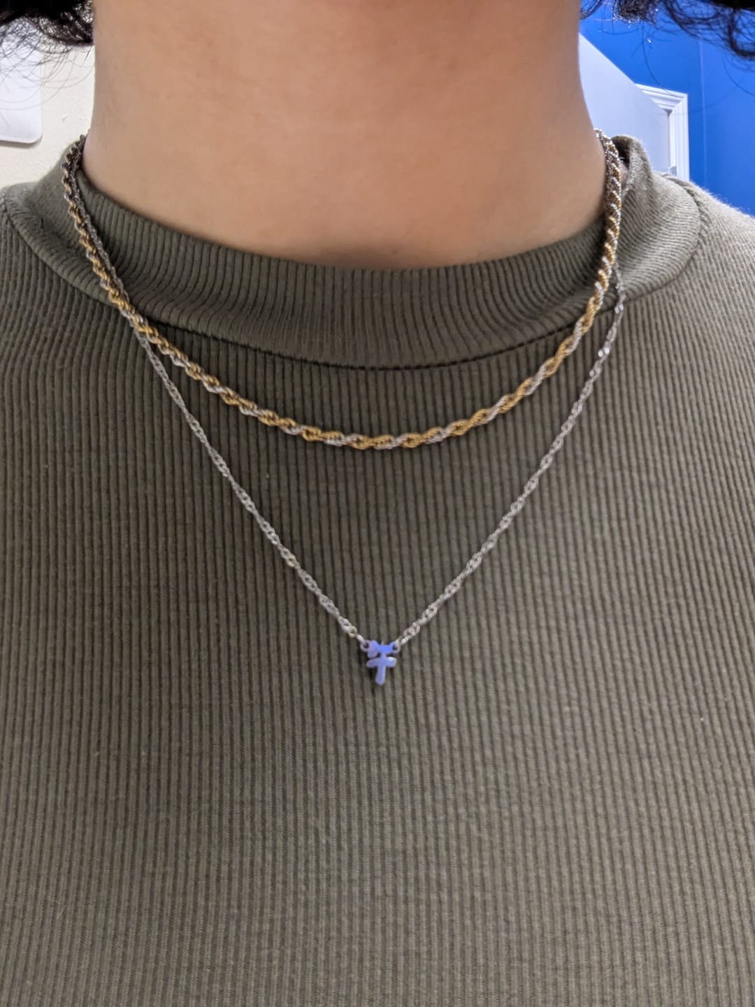 Customer photo review of Thin Rope Chain