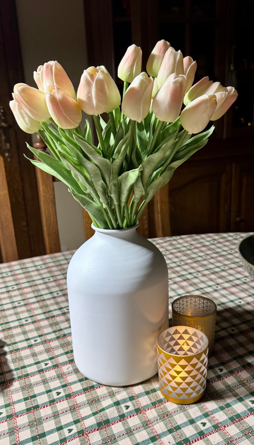 Customer photo review of Casa vaas - Mat wit