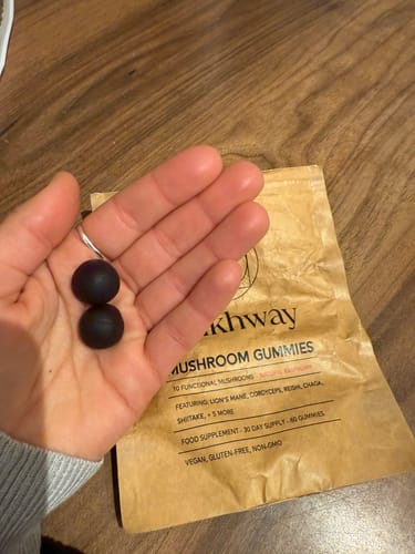 Customer photo review of 2-Month Mushroom Gummies