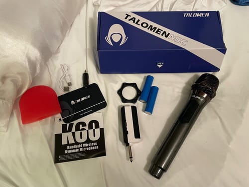 Customer photo review of Talomen K60 | Wireless Handheld Dynamic Microphone