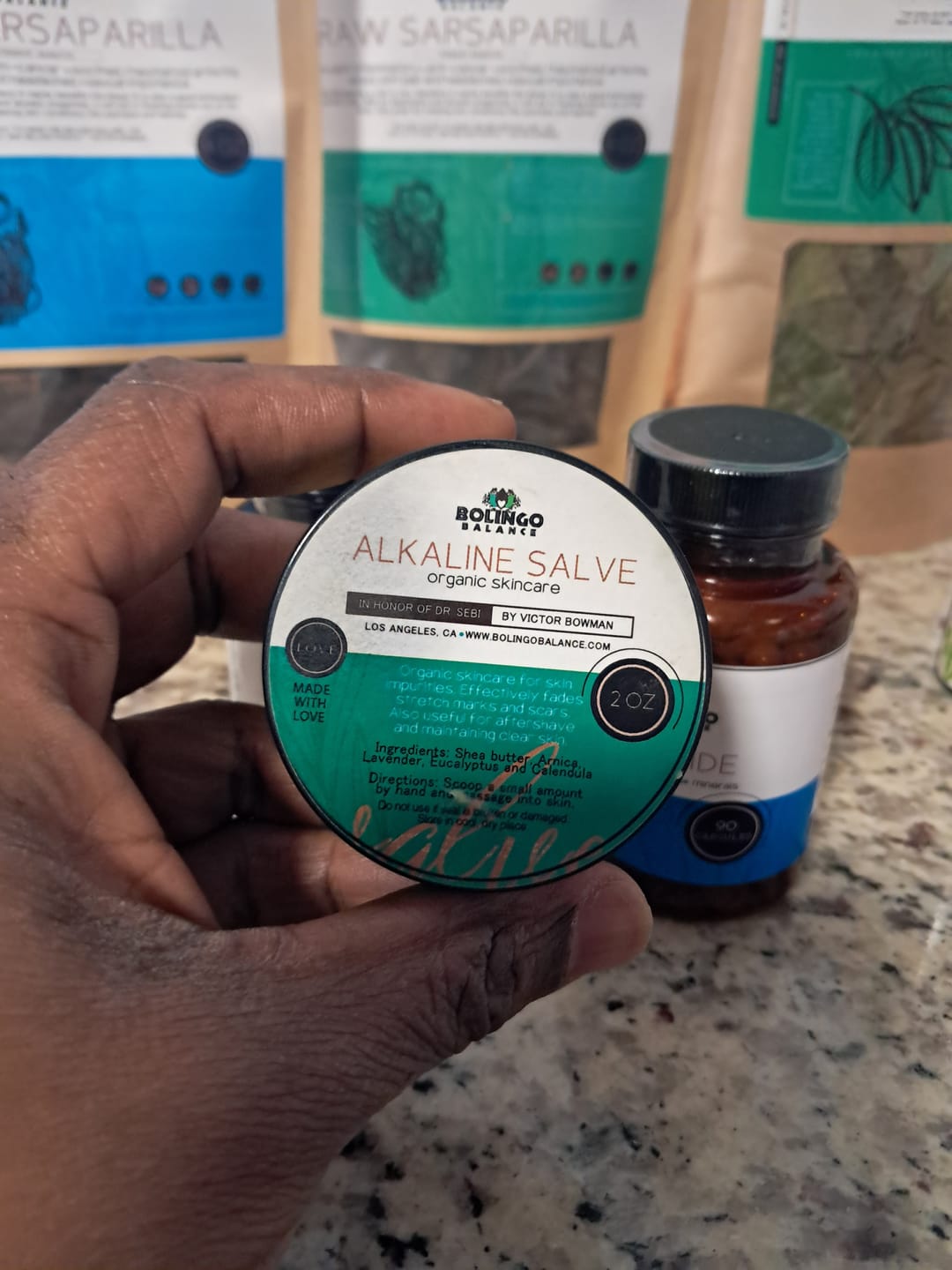 Customer photo review of ALKALINE SALVE