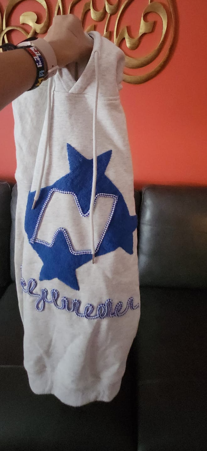 Customer photo review of Aelfric Eden Stellaris Embroidered Hoodie