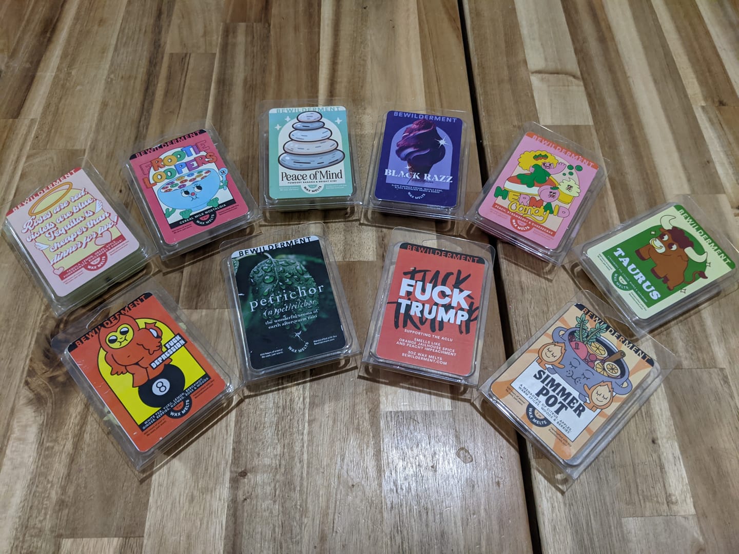 Customer photo review of Frootie Loopers Wax Melts