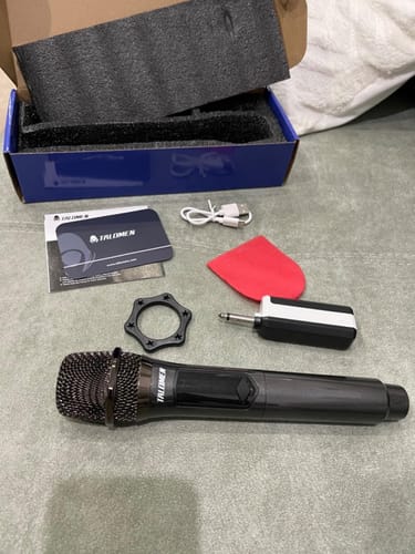Customer photo review of Talomen K60 | Wireless Handheld Dynamic Microphone