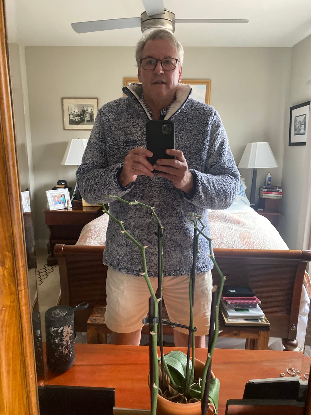 Customer photo review of Reversible Double Sherpa 1/4 Zip