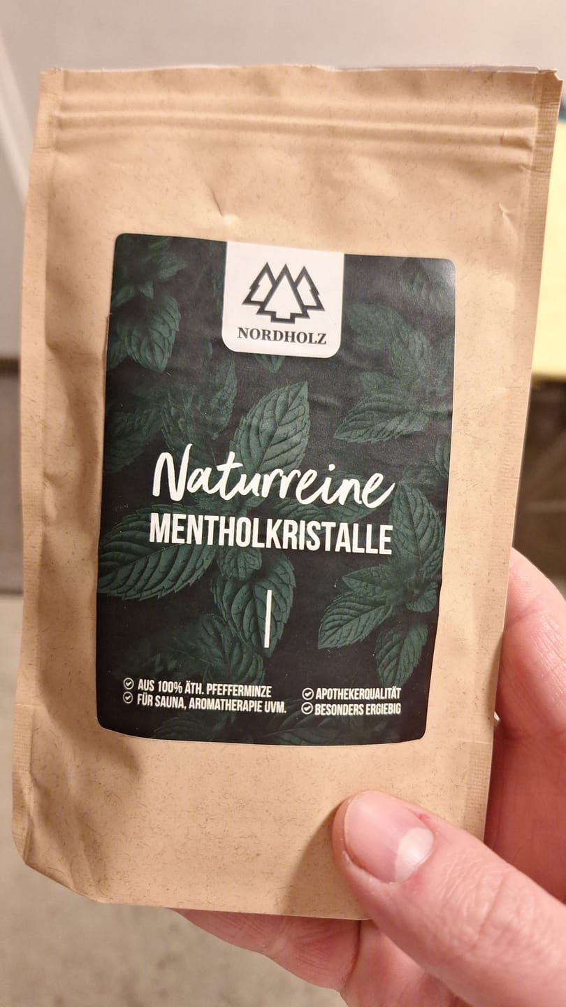 Customer photo review of Sauna Mentholkristalle