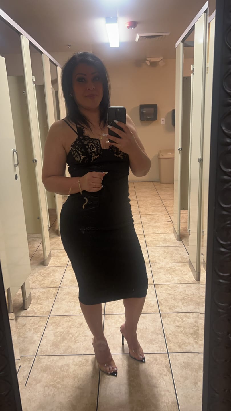 Customer photo review of Chantria Black Lace Bustier Snake Skin Print Dress