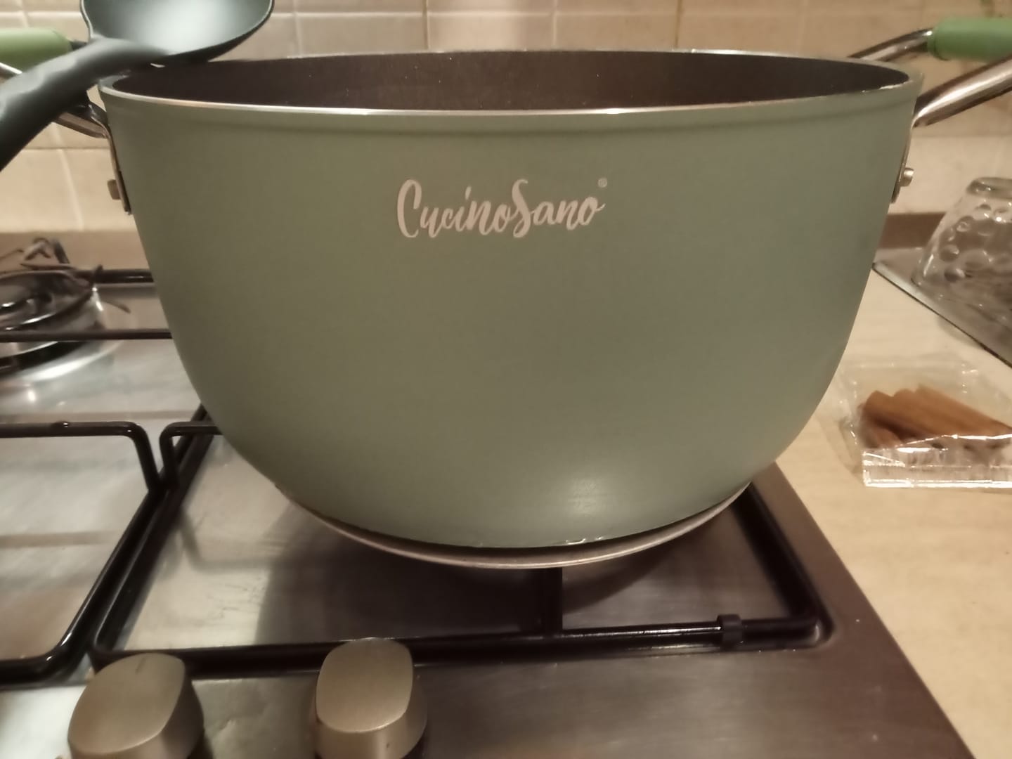 Customer photo review of Spargifiamma diffusore di calore per fornelli a gas da 16cm
