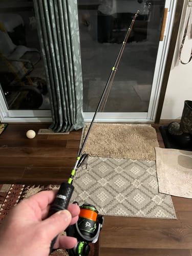 Customer photo review of Custom Carbon Ice Rod