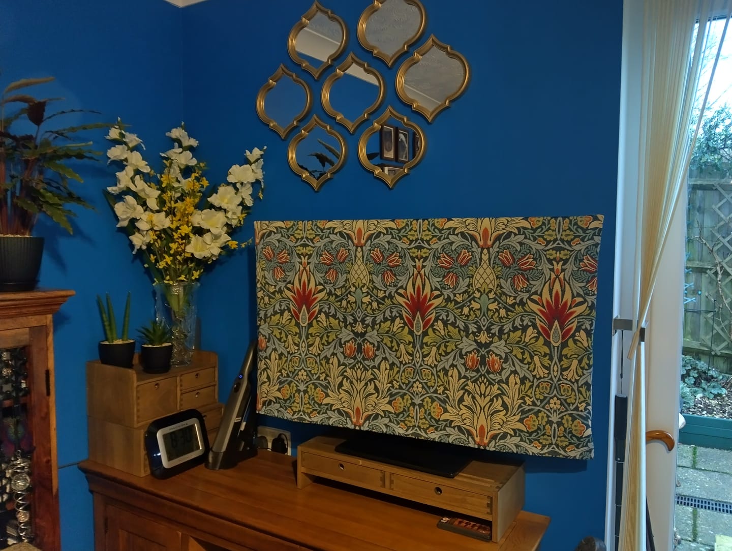 Customer photo review of William Morris Snakeshead Tapestry Fabric