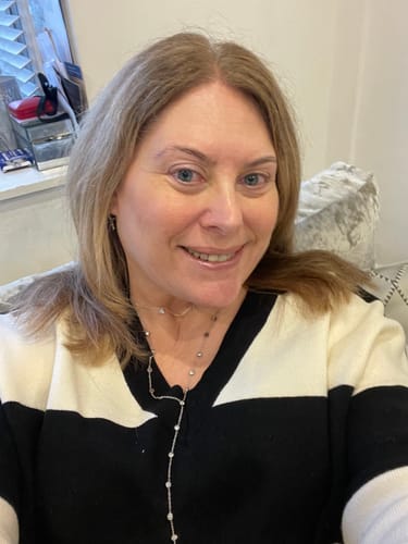 Customer photo review of India Droplet Necklace Silver & Crystal