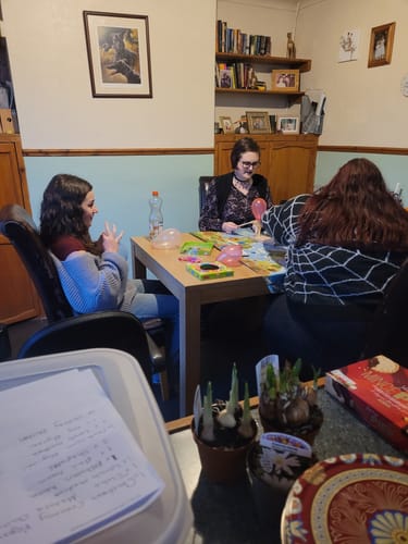 Customer photo review of Duel Buddies - Funny Family Game