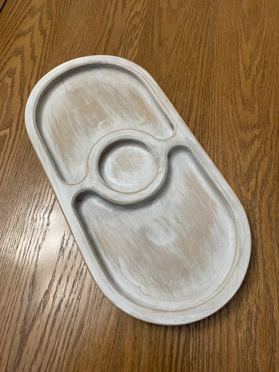 Customer photo review of 15.5x7.75" Three Pocket Tray 03 Acrylic Router Template