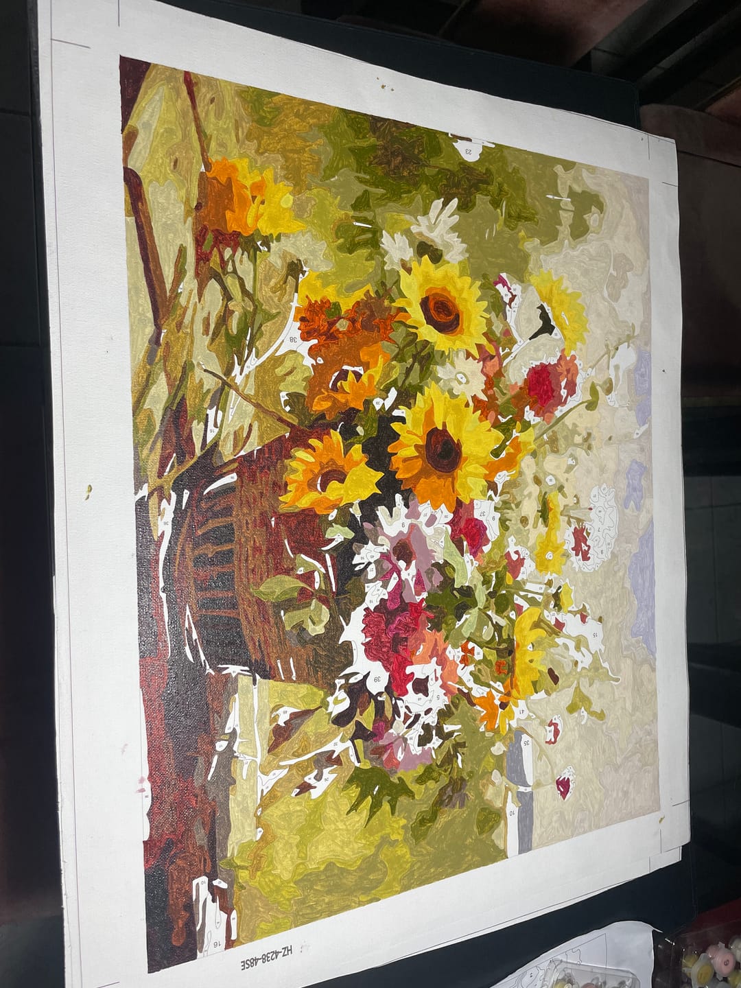 Customer photo review of Wildblumen - Malen nach Zahlen