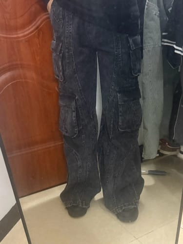 Customer photo review of HJK Exclusive "Anarchy" Denim Cargo Pants