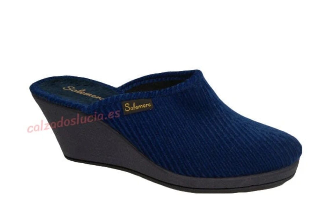 Customer photo review of Zueco alto de pana Salemera