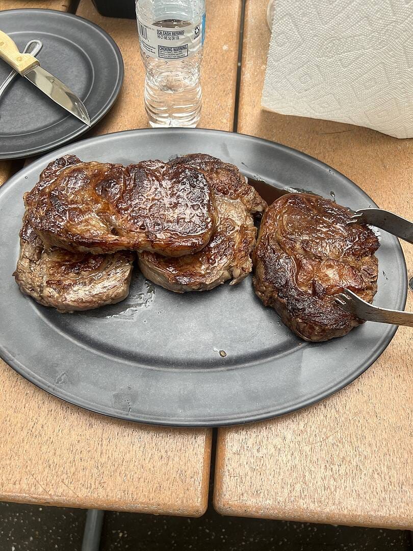 Customer photo review of Choice Boneless Ribeye