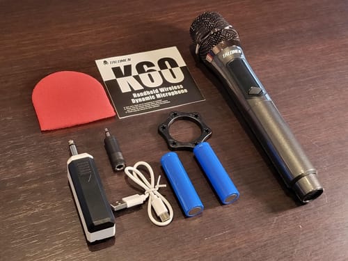 Customer photo review of Talomen K60 | Wireless Handheld Dynamic Microphone