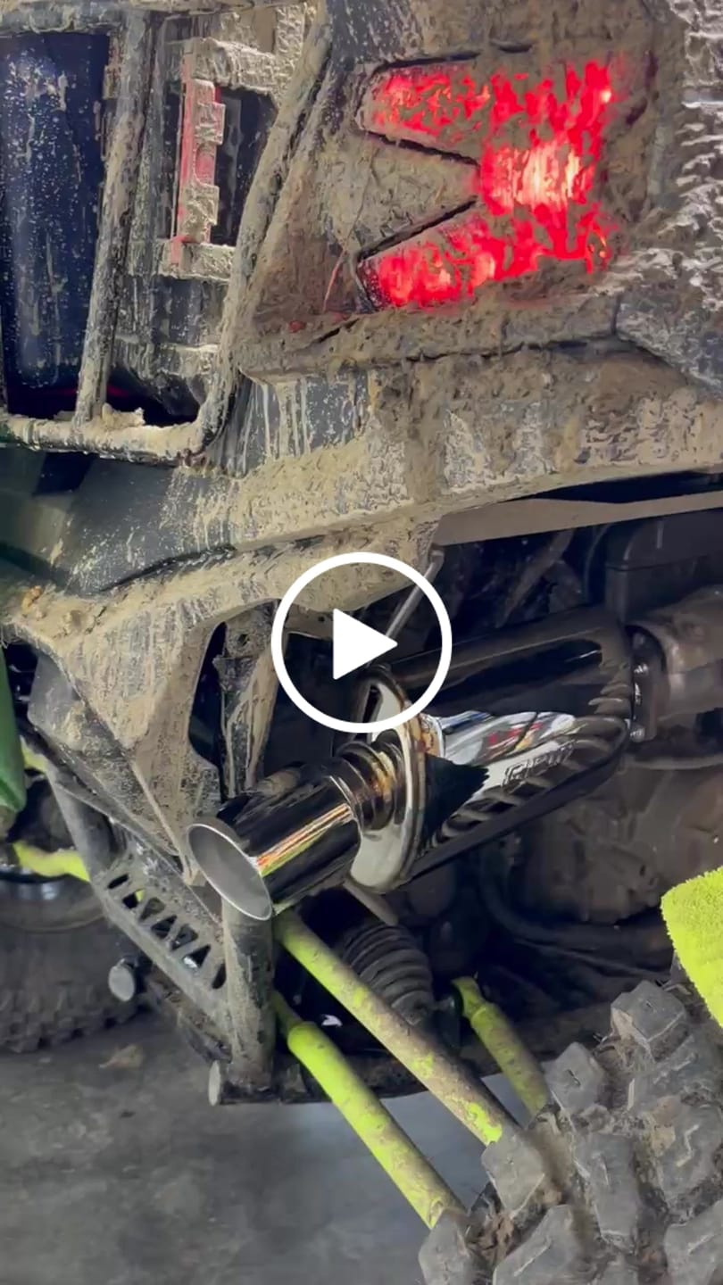 Customer video review of RPM Teryx KRX 1000 Catless Slip On Sport Muffler KRF1000
