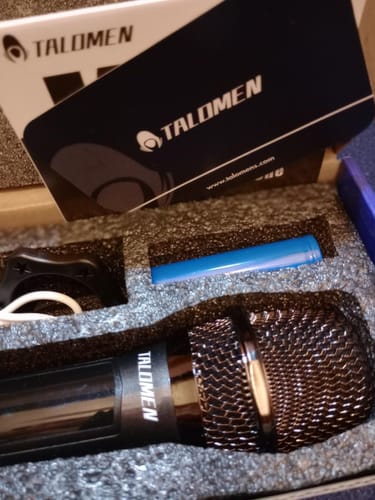 Customer photo review of Talomen K60 | Wireless Handheld Dynamic Microphone