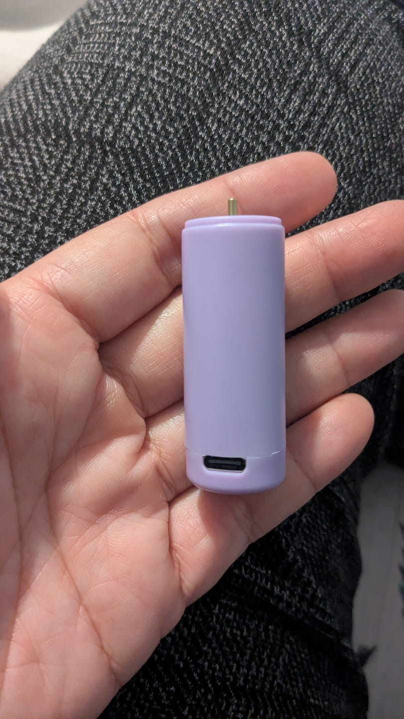 Customer photo review of RECHARGEABLE LIGHTSTICK BATTERY 1.0 VER