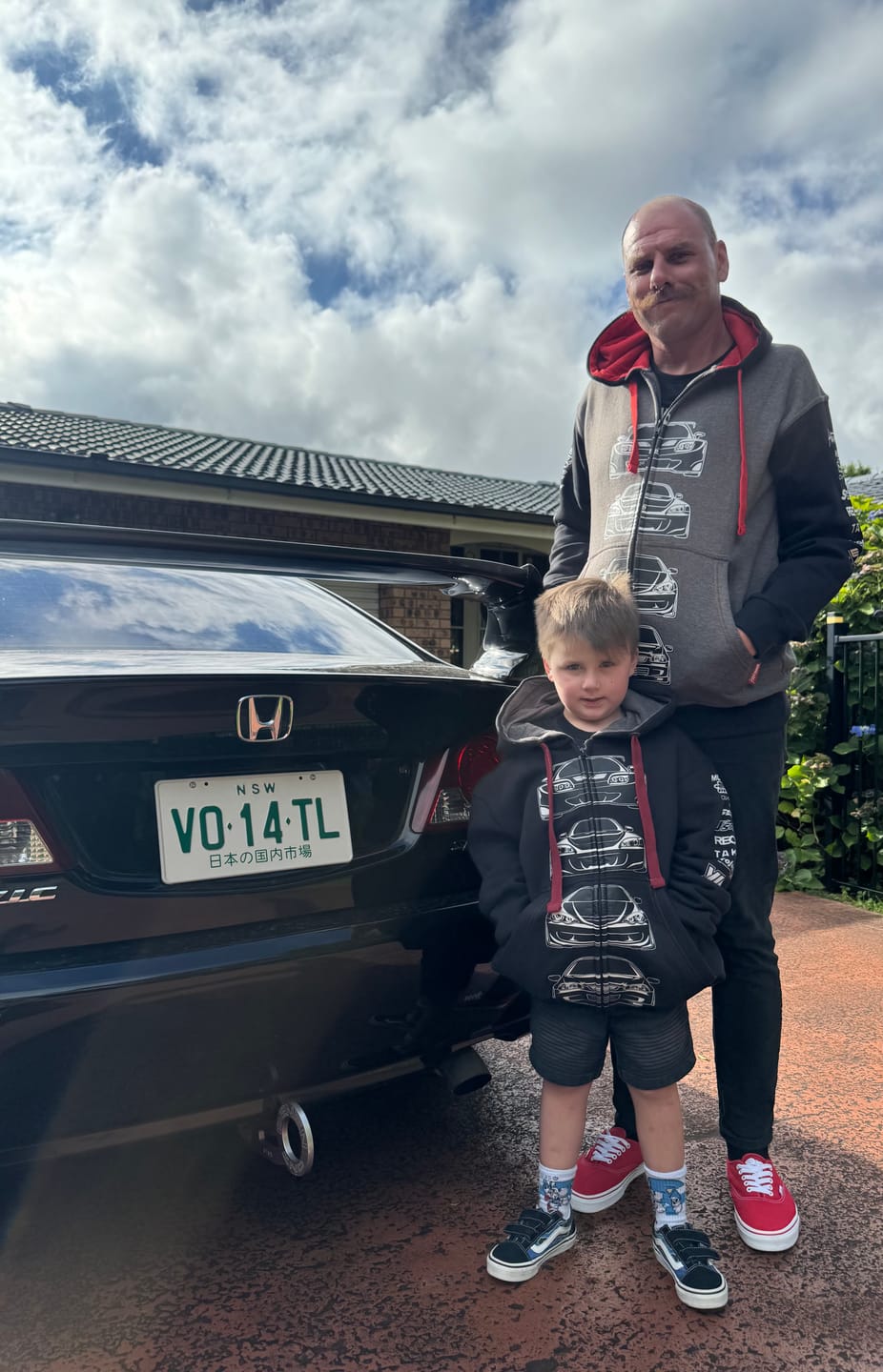 Customer photo review of Youth Honda Mugen Type R Hoodie