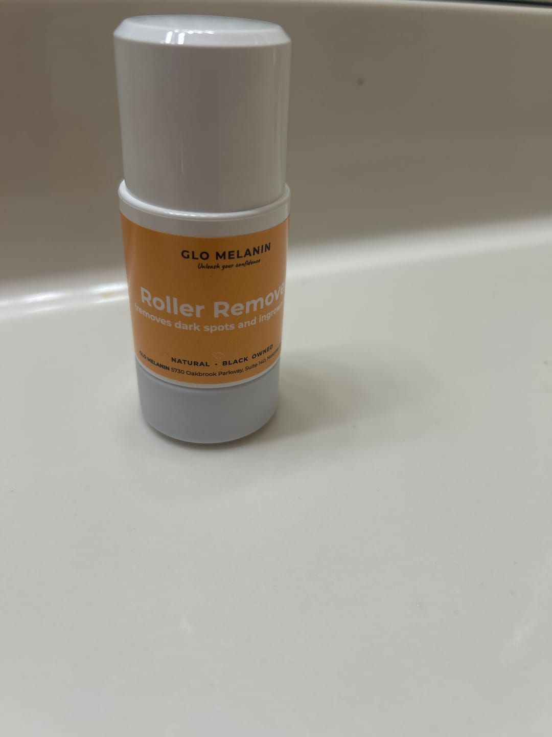 Customer photo review of Dark Spot Roller 50 ml (inner thighs and underarms)