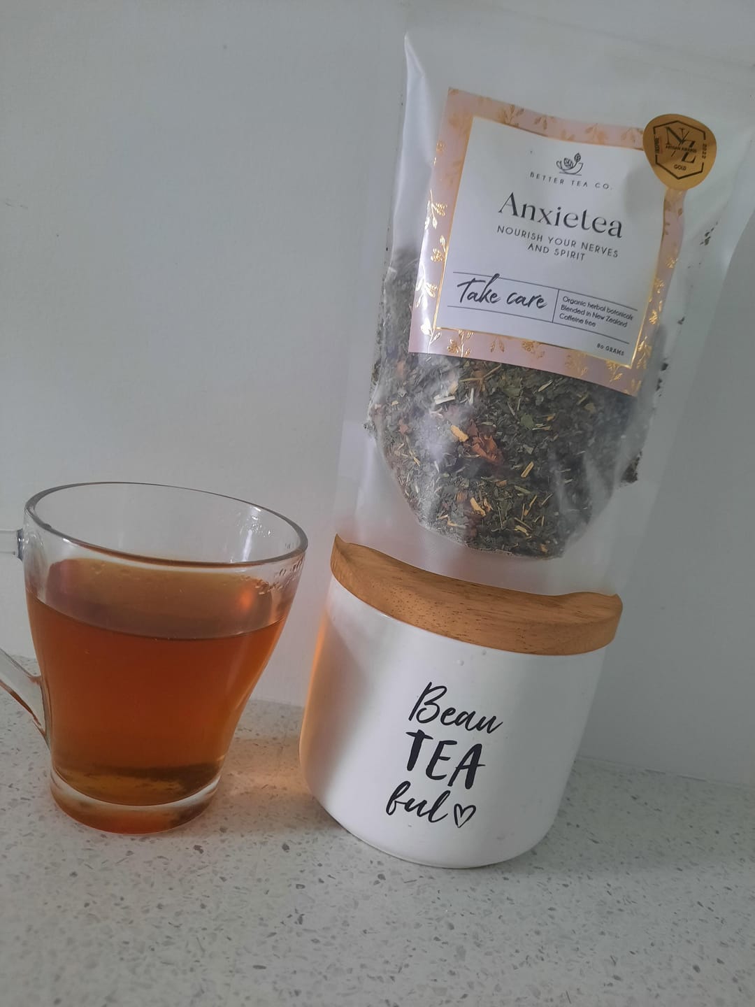 Customer photo review of Anxietea Tea