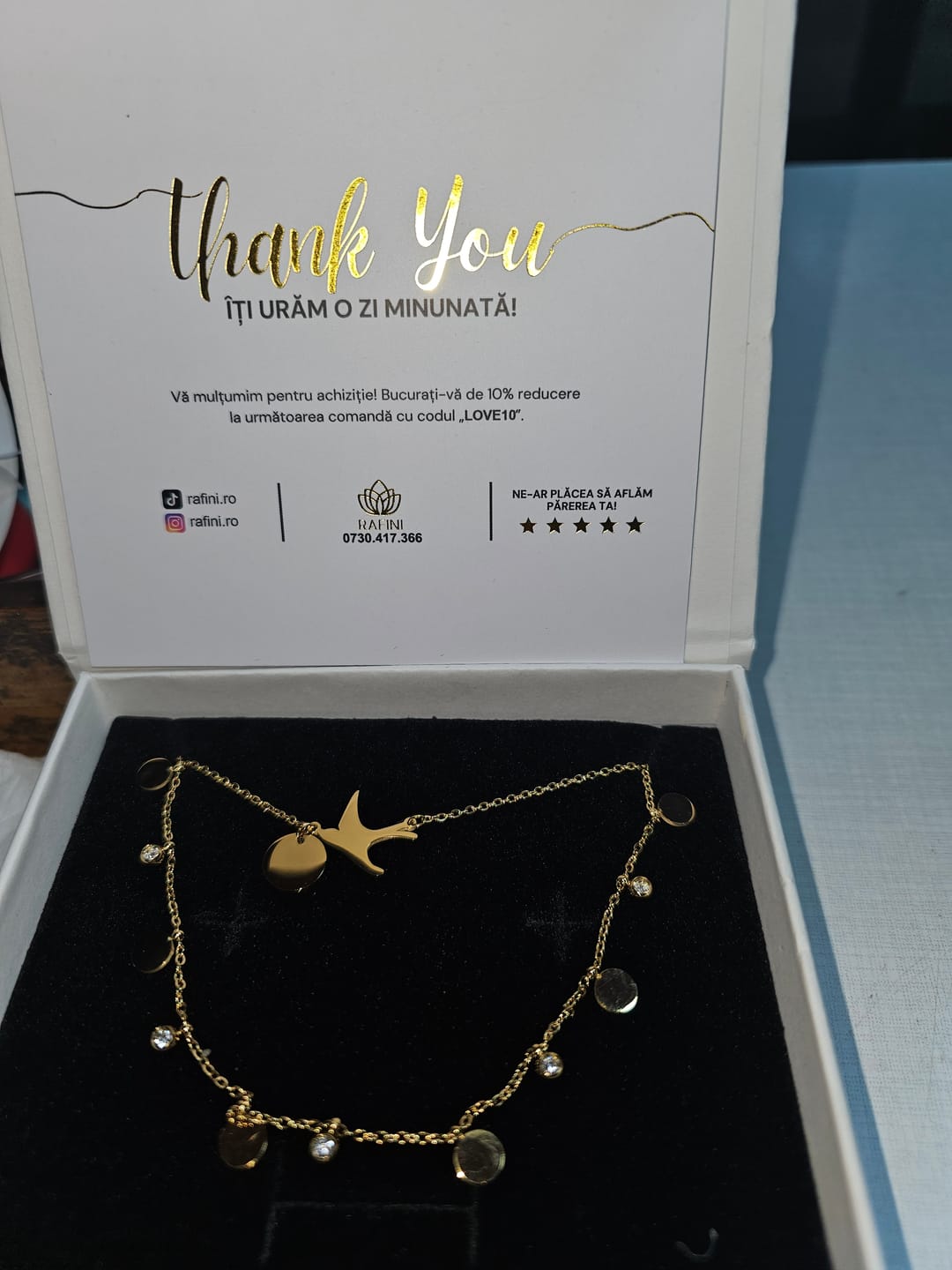 Customer photo review of Cercei Rafini - Gold