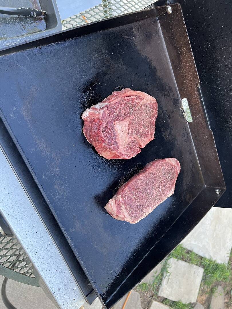 Customer photo review of USDA Prime Family Steak Pack