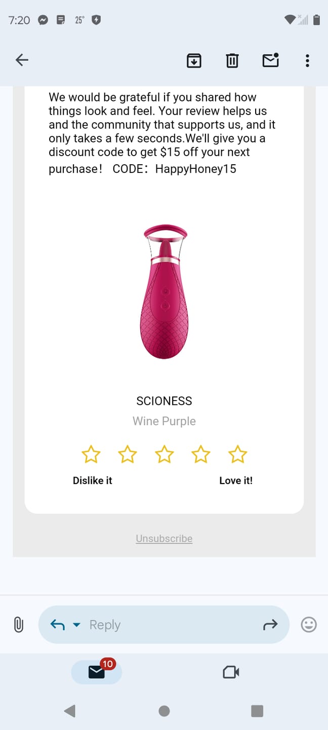 Customer photo review of SCIONESS