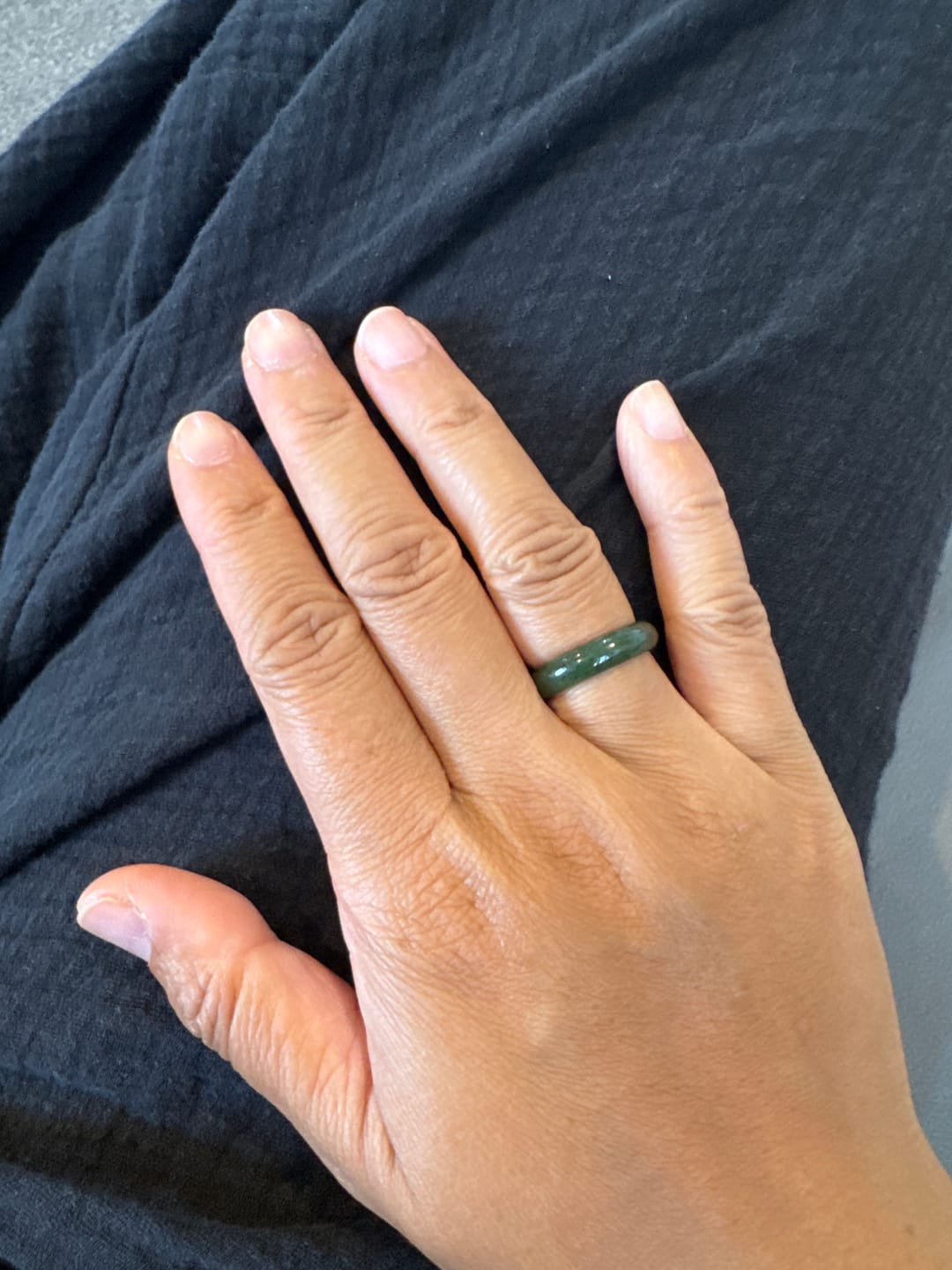 Customer photo review of Greenstone Ring